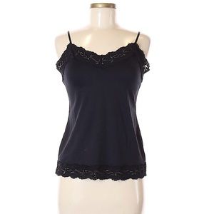 WHBM Black Lace Tank